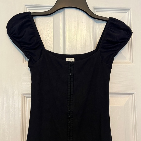 Wilfred Free Aritzia Fortune Black Mini Dress - Picture 2 of 6